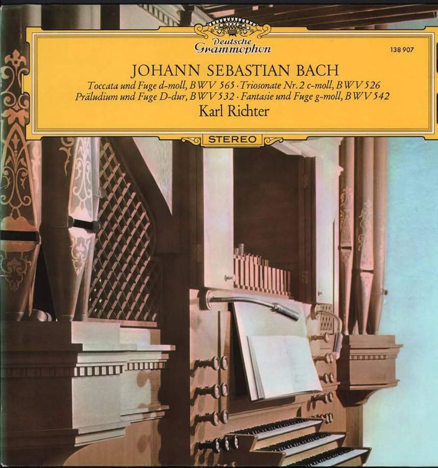 J・S・バッハ　 Toccata & Fuge LP Johann Sebastian Bach, Marie-Claire Alain - J. S. Bach